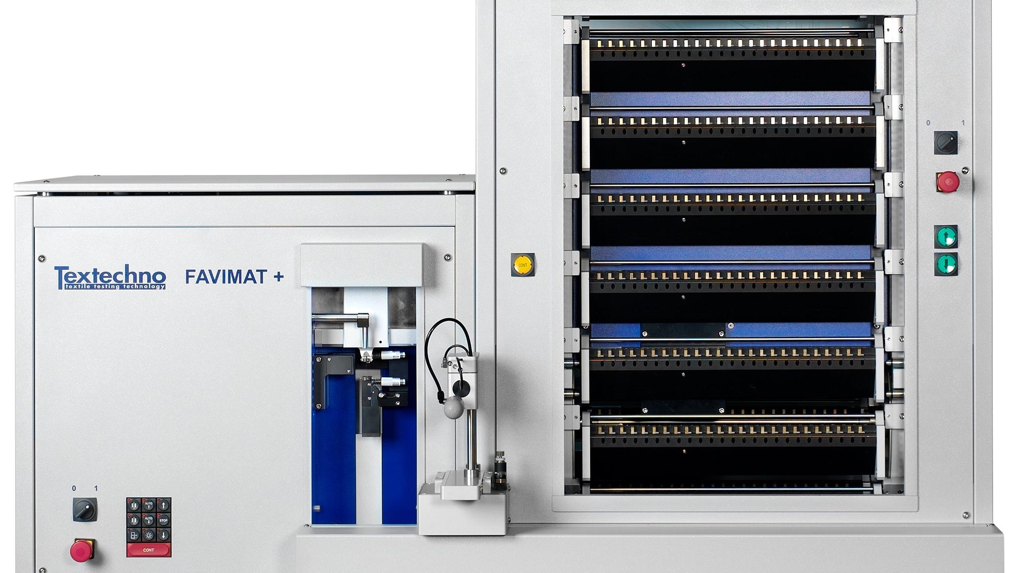 Textechno FAVIMAT+ fiber testing system